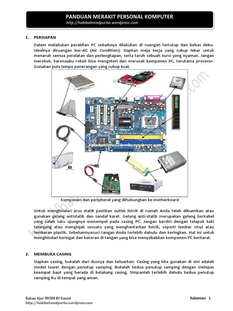 Panduan Lengkap Merakit PC | PDF