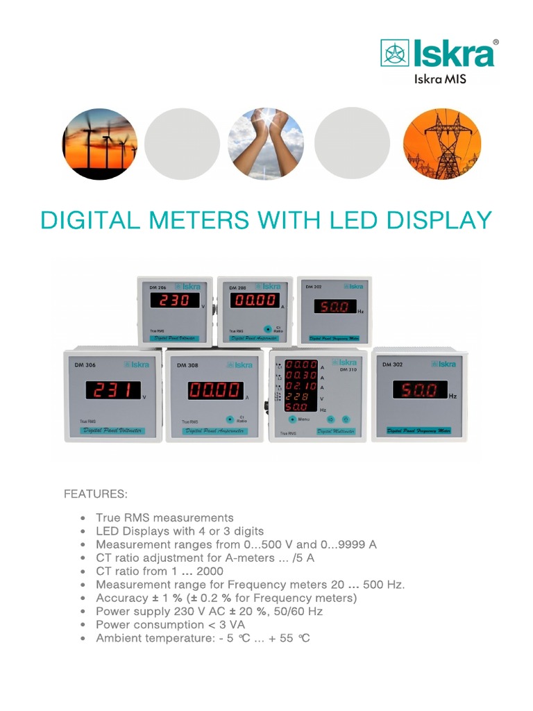 DM With LED Display - v.1.0 | PDF | Voltage | Equipment