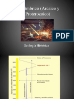 5a Precámbrico Geología