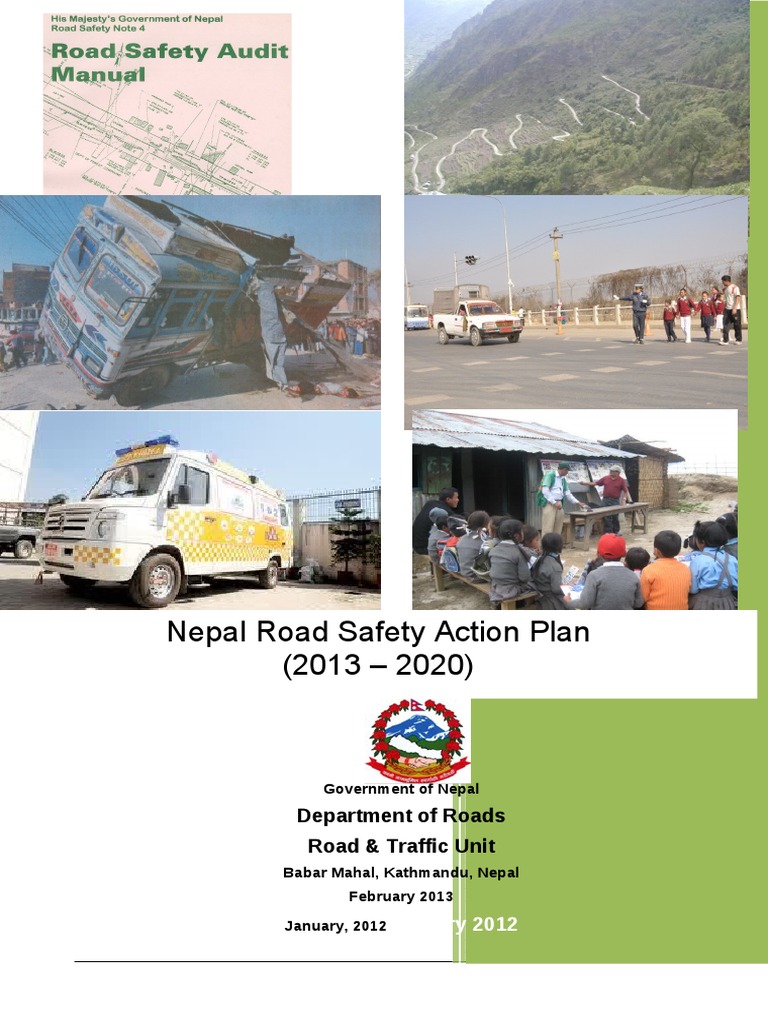 Nepal Road Safety Action Plan 2013-2020 | PDF | Transport | Business