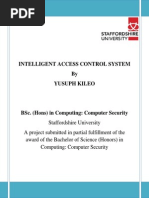 Intelligent Access Control System by Yusuph Kileo
