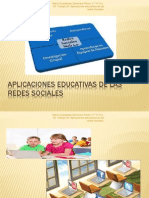 Trabajo 20- Aplicaciones Educativas de Las Redes Sociales.
