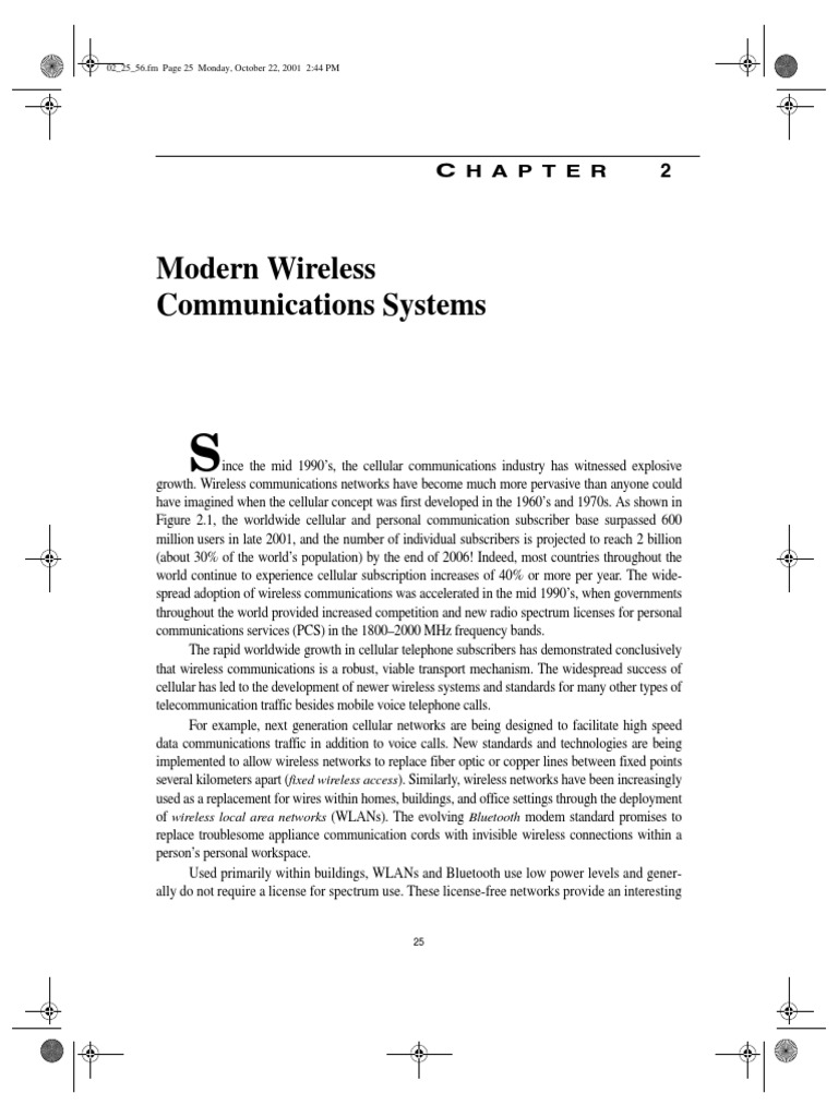 Chapter 2 Modern Wireless Communication Systems PDF 3 G General