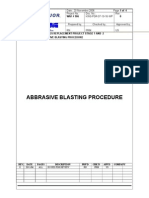 Abbrasive Blasting Procedures