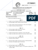 Bio-Medical Instrumentation IT70E01-SE Jan2013