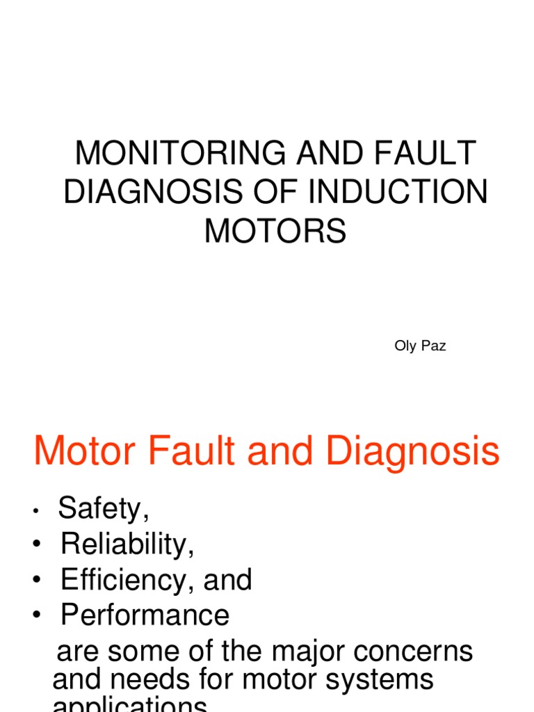 Fault Diagnosis Bearing (Mechanical) Engines