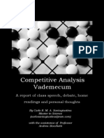 Competitive Analysis Vademecum (by Santagiustina Carlo)
