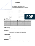 CV Resume