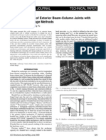 Lee Et All - Cyclic Response of Exterior Beam-Column Joints With Different Anchorage Methods