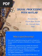 Signal Processing in Matlab (Present)