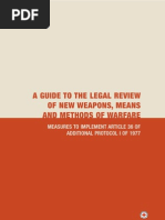 Download A Guide to the Legal Review of New Weapons Means and Methods of Warfare Measures to Implement Article 36 of Additional Protocol I of 1977 by International Committee of the Red Cross SN21699489 doc pdf