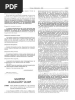 R D 1513 2006 enseñanzas mínimas E  Primaria