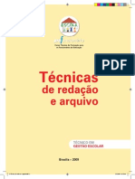 Tecnicas de Redacao e Arquivo