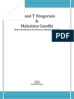 Anand T Hingorani & Mahatma Gandhi