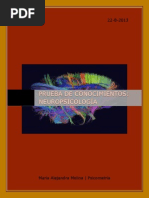 Pruebas de Conocimientos Neuro