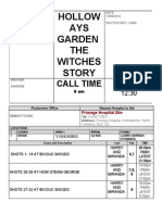 Hollow AYS Garden THE Witches Story: Call Time