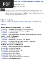 Software Testing and Analysis Process Principles and Techniques