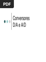 Conversores DA AD