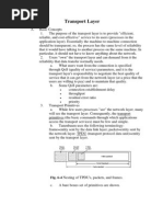 Transport Layer: Fig. 6-4 Nesting of TPDU's, Packets, and Frames