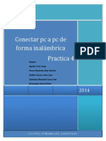 Practica 4 Conexión Inalámbrica PC A PC