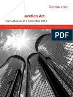 English Translation of The German Stock Corporation Act 2010 (By Norton Rose)