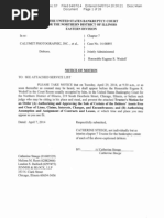 Calumet Sale Motion