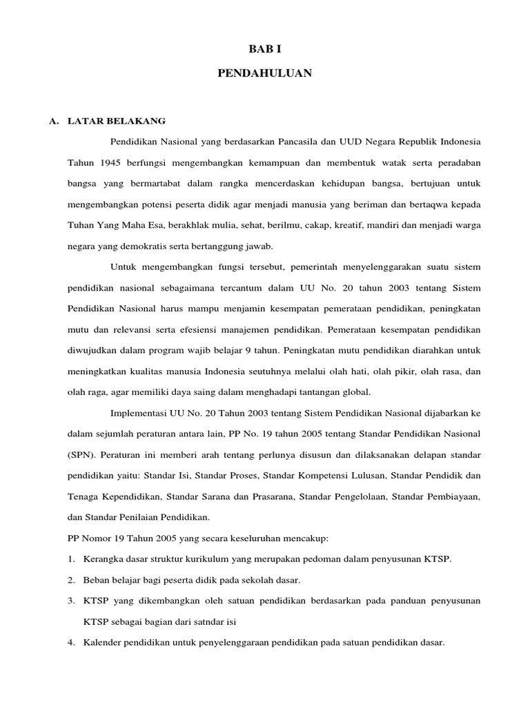 Sdn 46 Parepare Ktsp Lengkap