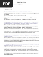 Download EasySuite FAQs by Capital City Goofball SN21704041 doc pdf