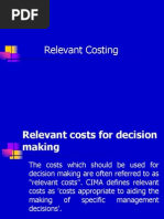 Relevant Costing-MBA