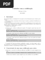 Cuidados Com a Codificacao No Latex