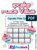 Cupcake Place Value Poke Game