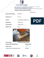 International Limited: Magnetic Particle Inspection Report