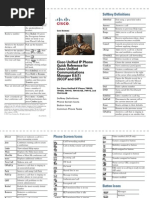 Cisco Unified IP Phone 7962, 7961, 7942 and 7941 Quick Reference For Cisco Unified CM 8.5