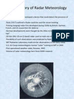 Brief History of Radar Meteorology