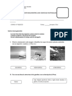 Evaluación Diagnostica de Ciencias Naturales 6° Básico