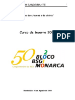 Ano dos Jovens e da vitória no Curso de Inverno 2009 da RM Bandeirante