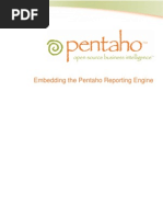 Embedding Pentaho Reporting Engine