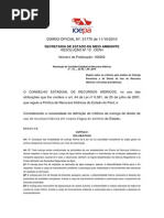 Resolução CERH nº 10