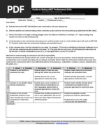 ABET Professional Skills Rubric