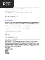 Download RADIATION TOXICOLOGY ANTIRADIATION VACCINE RADIOPROTECTION AGAINST RADIOREQUENCYMICROWAVE  RADIATION  BIOLOGICAL SEQUELA  AND CLINICAL PRESENTATION   by Dmitri Popov SN217062703 doc pdf