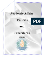 Academic Policies Guide