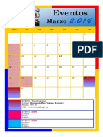Calendario Robotica Colombia 2014