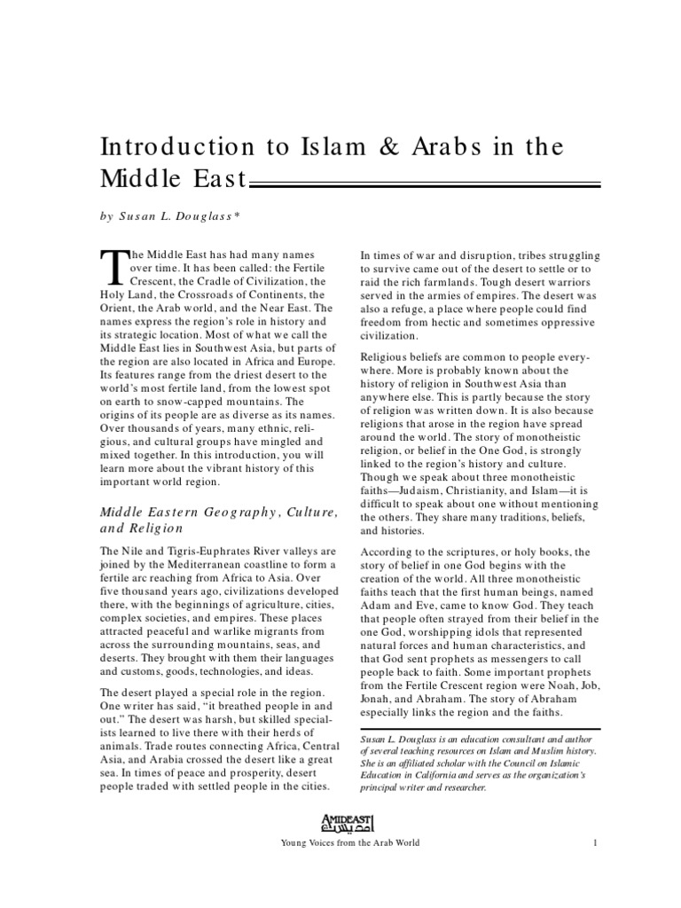 Introduction To Islam & Arabs | PDF | Mecca | Muhammad