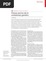 Fitness and its role in
evolutionary genetics
Allen Orr 2009