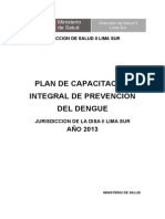 Plan Integral Del Dengue 2013