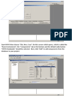 HYSYS VLE Instructions