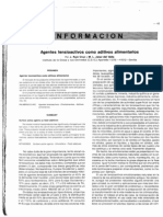 Lectura Agentes Tensoactivos Como Aditivos Alimentarios