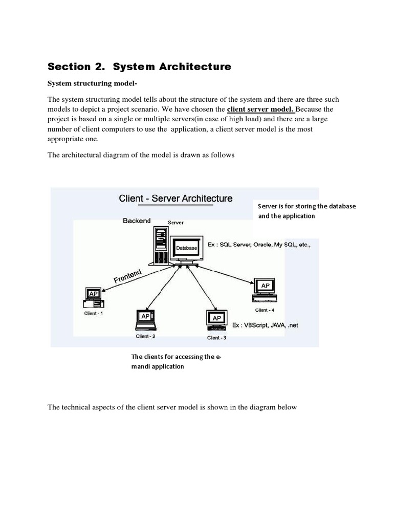 Section 2. System Architecture | PDF