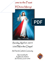 Divine Mercy Sunday April 27th