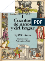 Hermanos Grimm - CUENTOS de NI OS Y DEL HOGAR, Tomo I. Editorial Anaya (Libro Descatalogado Imposible de Comprar)